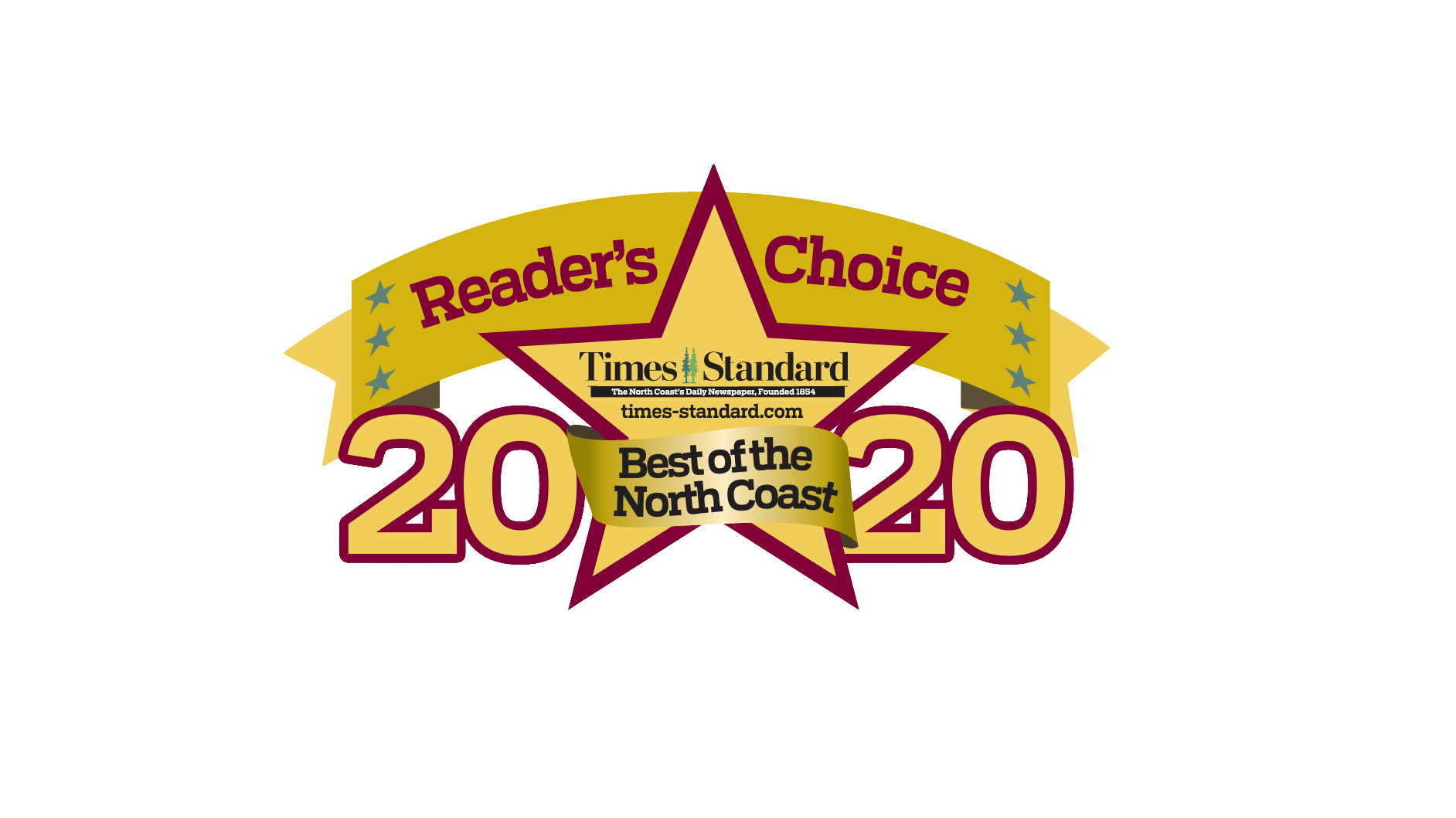 A‑1 Cleaning Service winning the Times‑Standard Reader’s Choice Best of the North Coast 2020 award