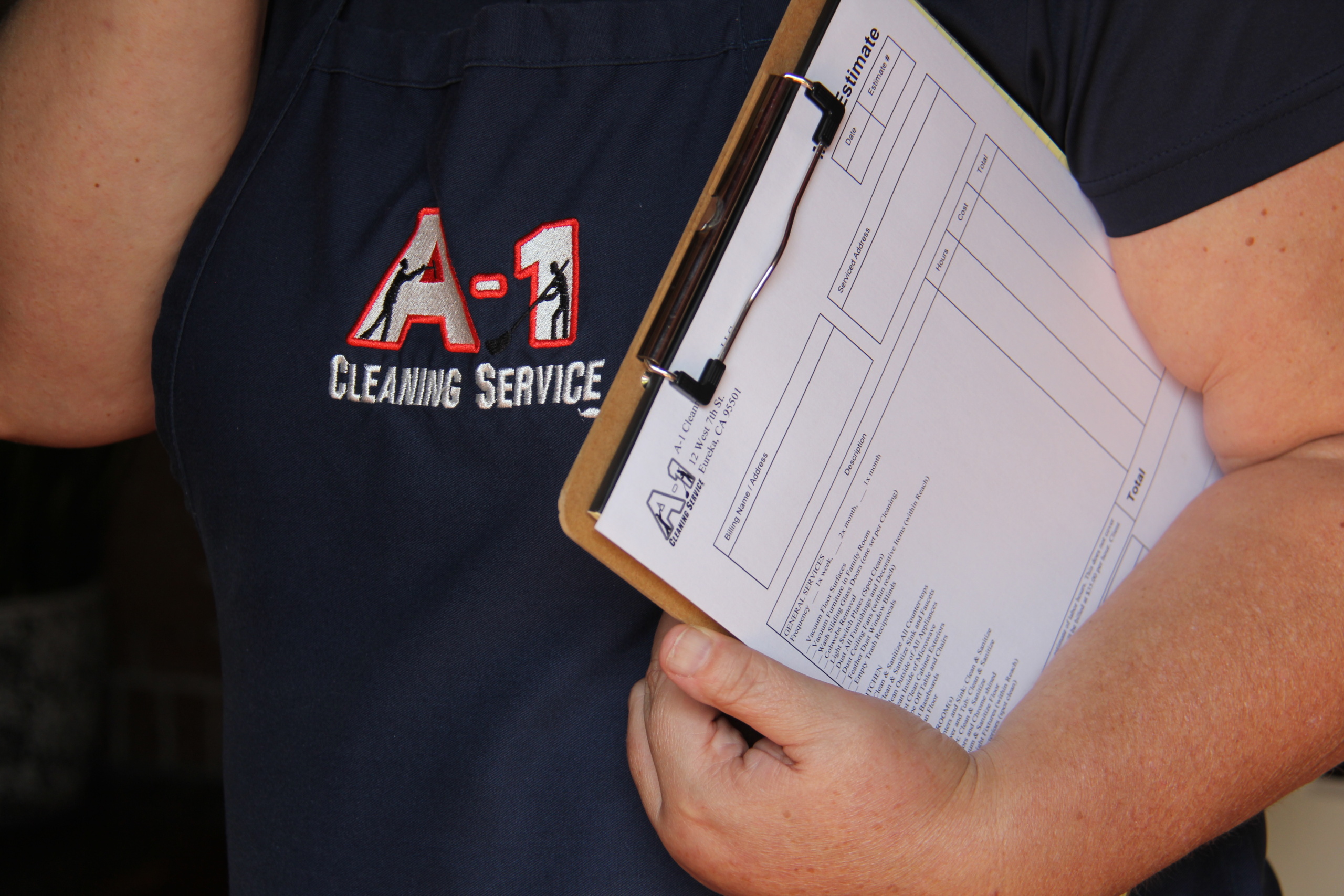 Janitorial Quality Inspection and Tqm Oversight Humboldt County A1 Cleaning Service Llc Janitorial quality inspection using a documented checklist as part of a TQM program in Humboldt County