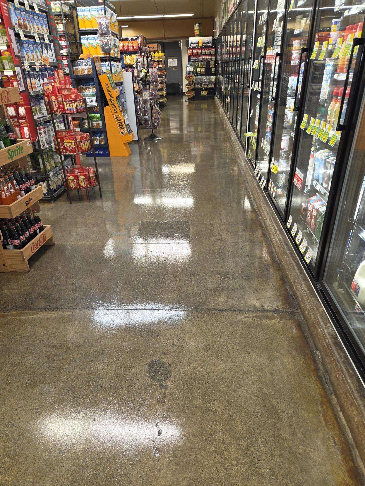 Commercial concrete floor polishing and maintenance by A-1 Cleaning Service, Eureka CA